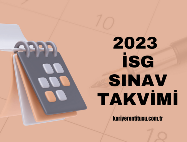 2023 İSG Sınav Takvimi